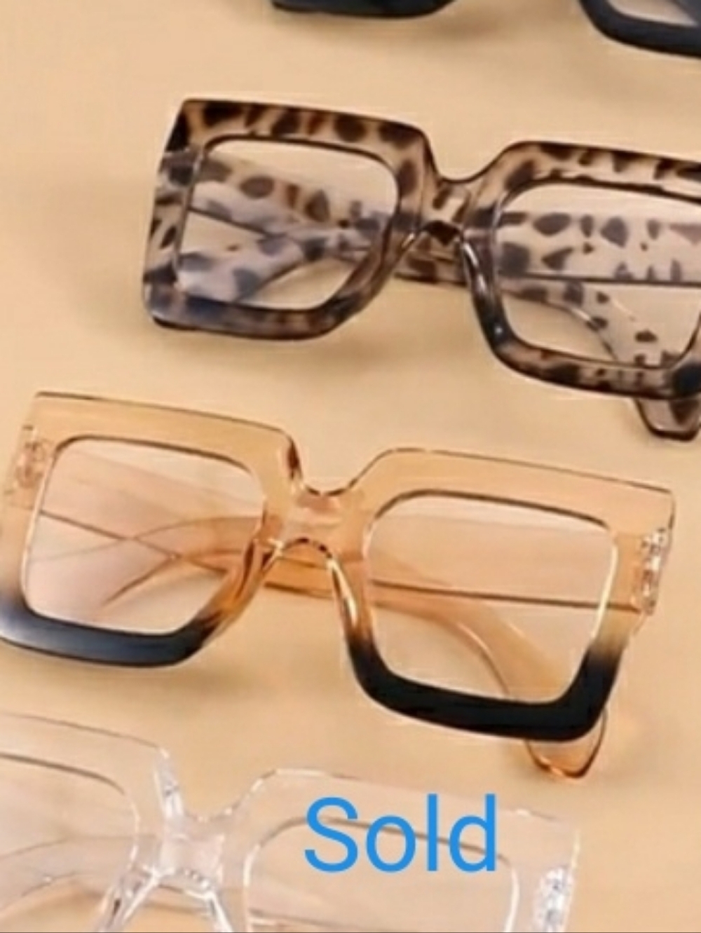 Trendy Black/Rose Golden and Tortoise Shell Sunglasses